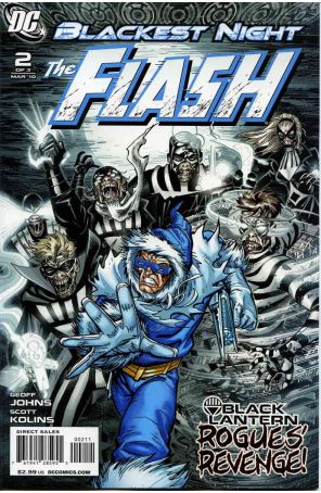 Blackest Night: The Flash 2 published by DC with cover art by Scott Kolins