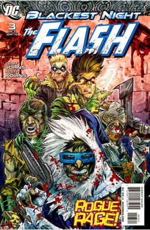 Blackest Night: The Flash 3A published by DC with cover art by Francis Manapul