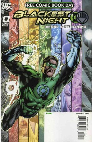 Blackest Night 0 published by DC with cover art by Ivan Reis