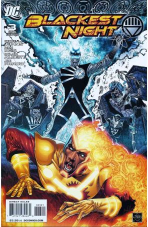 Blackest Night 3A published by DC with cover art by Ethan Van Sciver