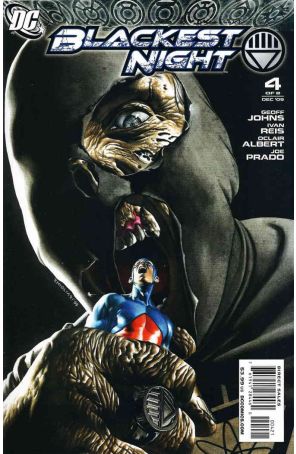 Blackest Night 4A published by DC with cover art by Rodolfo Migliari
