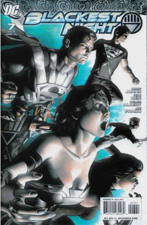 Blackest Night 7A published by DC with cover art by Rodolfo Migliari