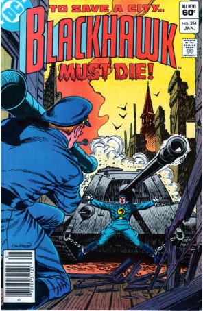 Blackhawk (1st Series) 254 (Newsstand) published by DC with cover art by Dave Cockrum