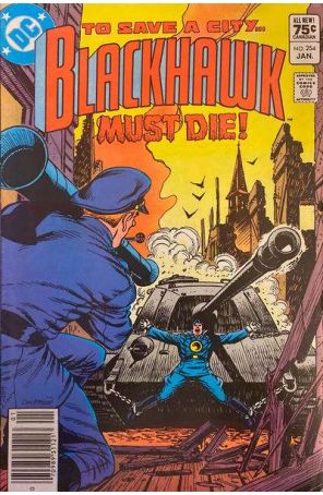 Blackhawk (1st Series, Canadian Edition) 254 published by DC with cover art by Dave Cockrum