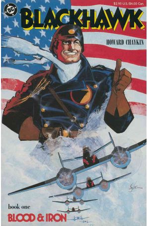 Blackhawk (2nd Series) 1 published by DC with cover art by Howard Chaykin