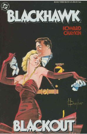 Blackhawk (2nd Series) 3 published by DC with cover art by Howard Chaykin