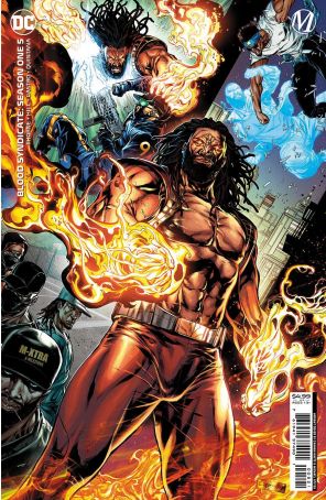 Blood Syndicate: Season One 5A published by DC with cover art by Caanan White