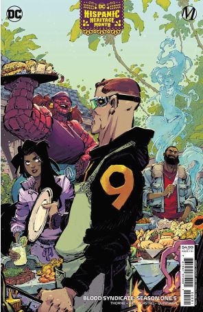 Blood Syndicate: Season One 5B published by DC with cover art by Jorge Corona
