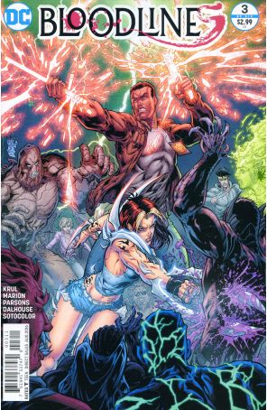 Bloodlines (DC) 3 published by DC with cover art by V. Kenneth Marion