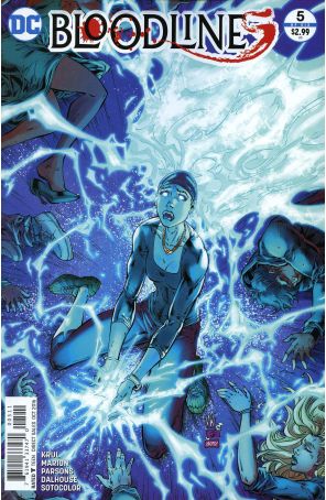 Bloodlines (DC) 5 published by DC with cover art by V. Kenneth Marion