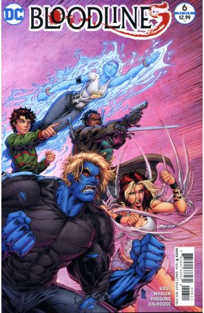 Bloodlines (DC) 6 published by DC with cover art by V. Kenneth Marion