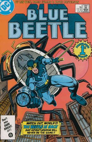 Blue Beetle (3rd Series) 1 published by DC with cover art by Paris Cullins