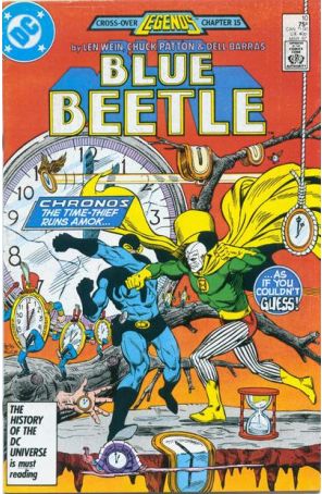 Blue Beetle (3rd Series) 10 published by DC with cover art by Paris Cullins