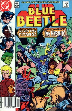 Blue Beetle (3rd Series) 12 (Newsstand) published by DC with cover art by Paris Cullins