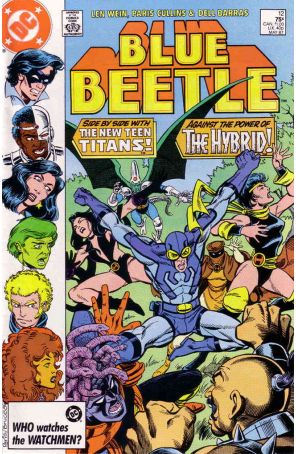 Blue Beetle (3rd Series) 12 published by DC with cover art by Paris Cullins