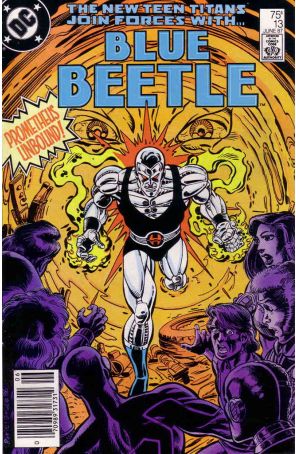 Blue Beetle (3rd Series) 13 (Newsstand) published by DC with cover art by Paris Cullins