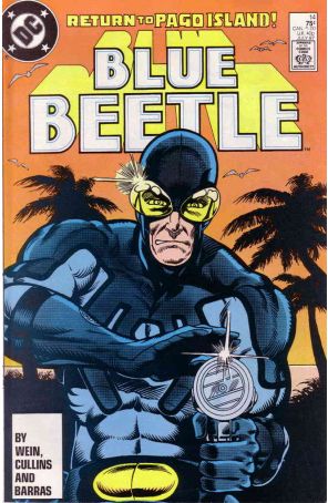 Blue Beetle (3rd Series) 14 published by DC with cover art by Paris Cullins