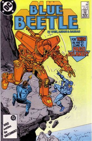 Blue Beetle (3rd Series) 15 published by DC with cover art by Ross Andru