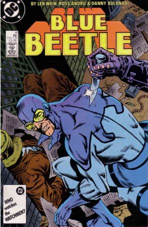 Blue Beetle (3rd Series) 16 published by DC with cover art by Ross Andru