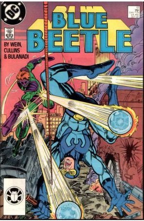 Blue Beetle (3rd Series) 17 published by DC with cover art by Paris Cullins