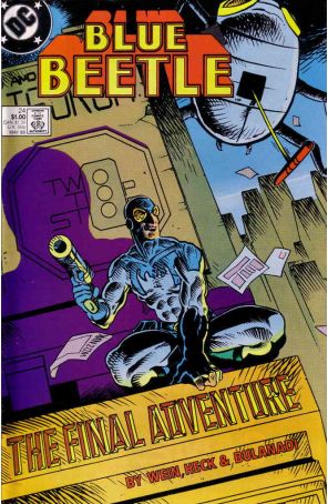 Blue Beetle (3rd Series) 24 published by DC with cover art by Chris Wozniak
