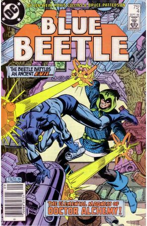 Blue Beetle (3rd Series) 4 (Newsstand) published by DC with cover art by Paris Cullins