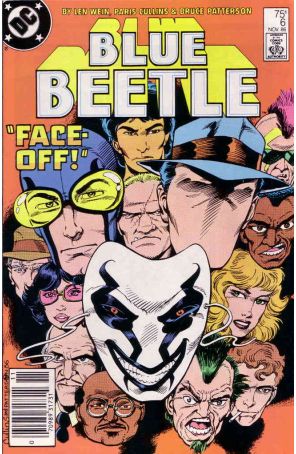 Blue Beetle (3rd Series) 6 (Newsstand) published by DC with cover art by Paris Cullins