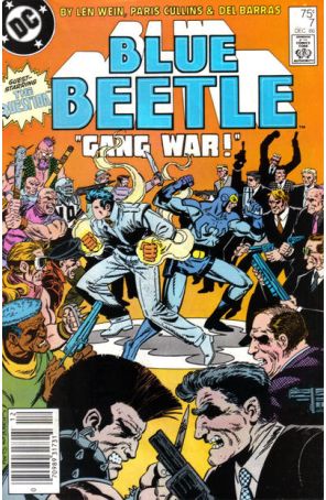 Blue Beetle (3rd Series) 7 (Newsstand) published by DC with cover art by Paris Cullins