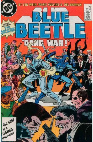 Blue Beetle (3rd Series) 7 published by DC with cover art by Paris Cullins