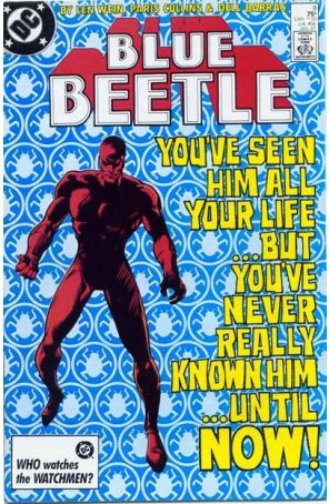 Blue Beetle (3rd Series) 8 published by DC with cover art by Paris Cullins