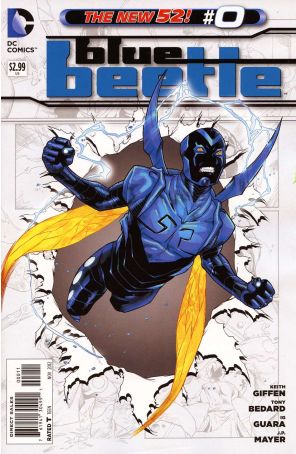 Blue Beetle (5th Series) 0 published by DC with cover art by Ig Guara