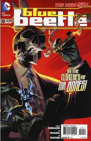 Blue Beetle (5th Series) 10 published by DC with cover art by Paul Renaud