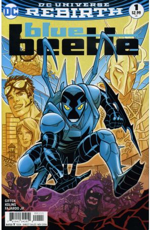 Blue Beetle (6th Series) 1 published by DC with cover art by Scott Kolins