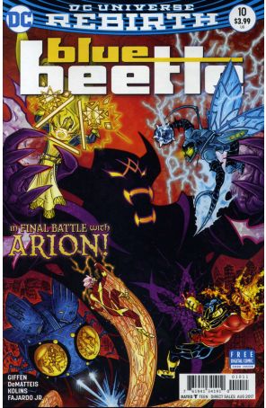 Blue Beetle (6th Series) 10 published by DC with cover art by Scott Kolins