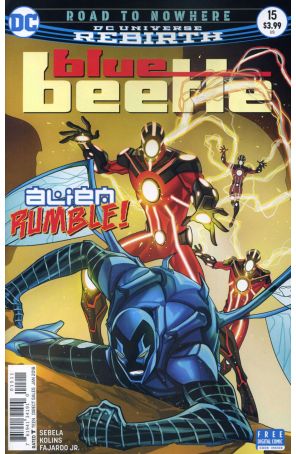 Blue Beetle (6th Series) 15 published by DC with cover art by Thony Silas