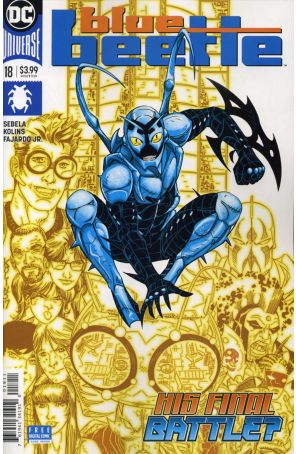 Blue Beetle (6th Series) 18 published by DC with cover art by Scott Kolins