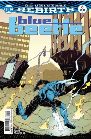 Blue Beetle (6th Series) 6A published by DC with cover art by Cully Hamner