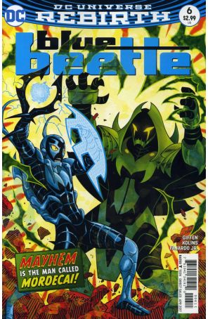 Blue Beetle (6th Series) 6 published by DC with cover art by Scott Kolins