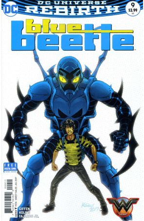 Blue Beetle (6th Series) 9 published by DC with cover art by Scott Kolins