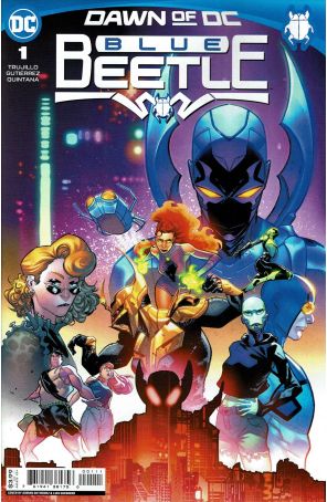 Blue Beetle (7th Series) 1A published by DC with cover art by Adrián Gutiérrez