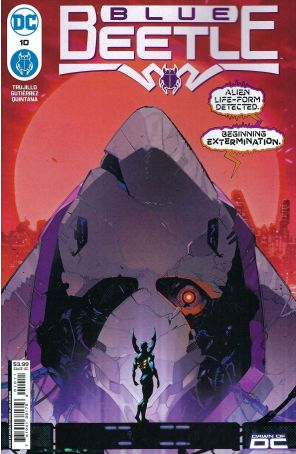 Blue Beetle (7th Series) 10A published by DC with cover art by Adrián Gutiérrez