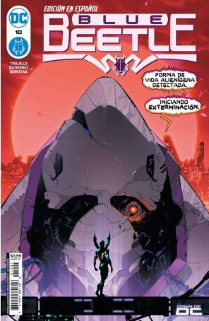 Blue Beetle (7th Series) 10B published by DC with cover art by Adrián Gutiérrez