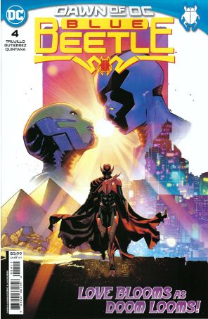 Blue Beetle (7th Series) 4A published by DC with cover art by Adrián Gutiérrez