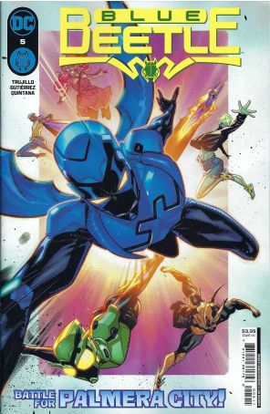 Blue Beetle (7th Series) 5A published by DC with cover art by Adrián Gutiérrez