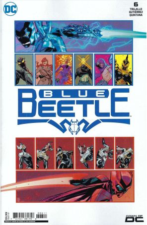 Blue Beetle (7th Series) 6A published by DC with cover art by Adrián Gutiérrez