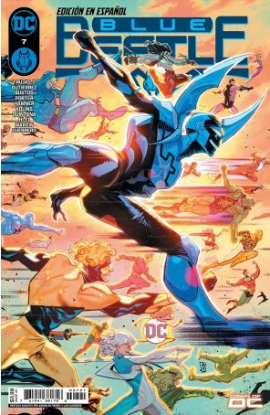Blue Beetle (7th Series) 7B published by DC with cover art by Adrián Gutiérrez