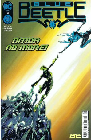 Blue Beetle (7th Series) 8A published by DC with cover art by Adrián Gutiérrez