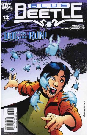 Blue Beetle (4th Series) 13 published by DC with cover art by Rafael Albuquerque