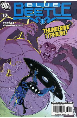 Blue Beetle (4th Series) 17 published by DC with cover art by Cully Hamner