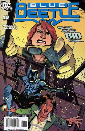 Blue Beetle (4th Series) 19 published by DC with cover art by Rafael Albuquerque